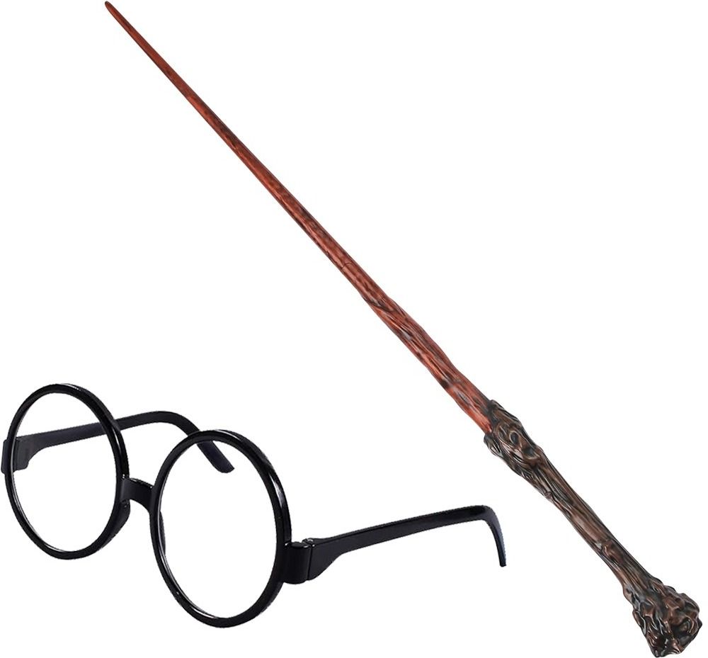 Harry Potter Cosplay Magic Wizard Wands with Harry Potter Sunglass for kids-image-3