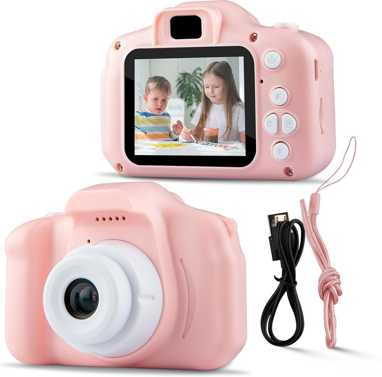 fanseekart Kids Digital Camera, 6+ Years, Photo & Video Recorder, Full HD 1080P, Portable image 1