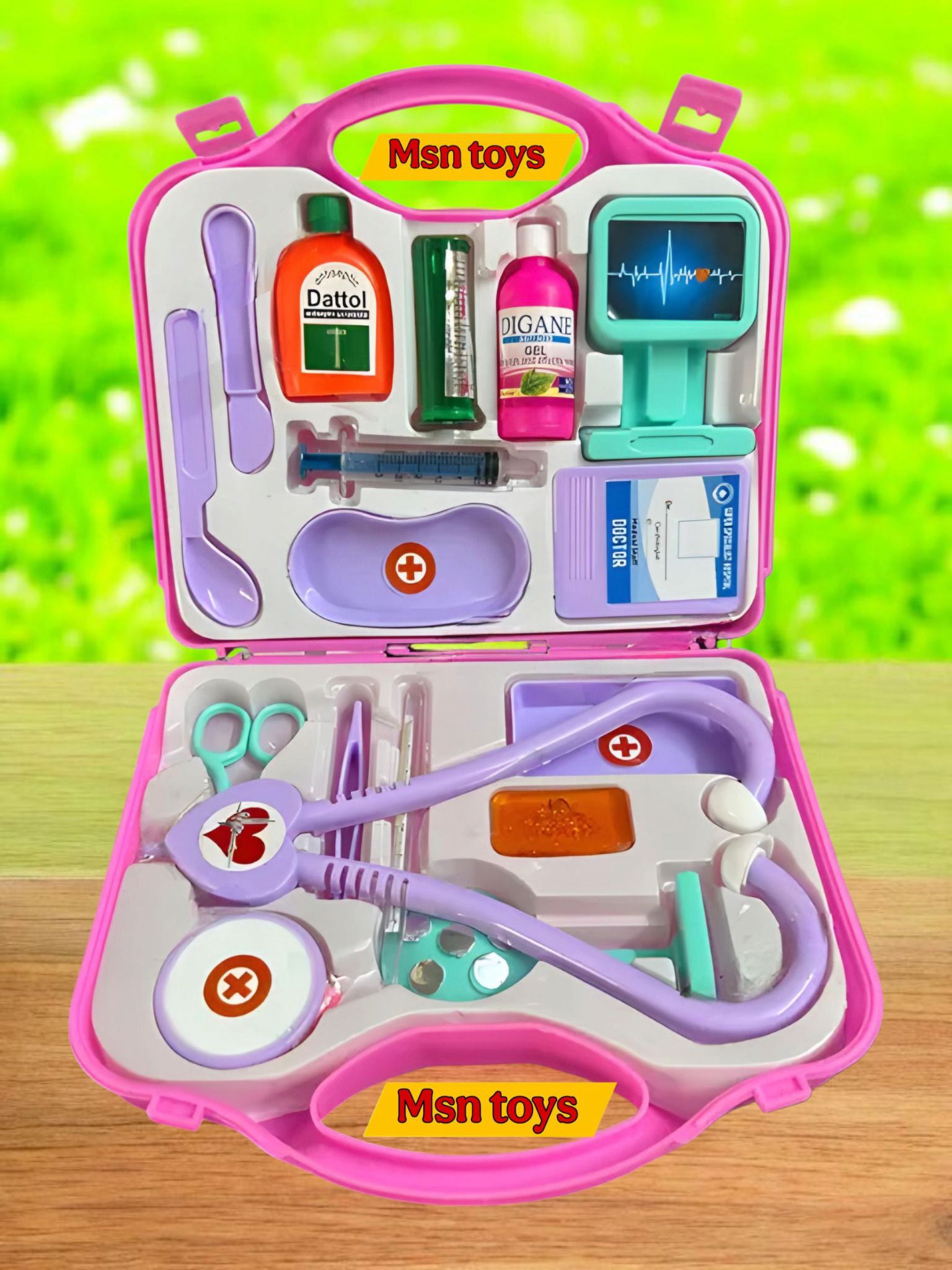 msn D1 loving toys Doctor Kit Toys for Kids Pretend Doctor Play Set J19-picture-13