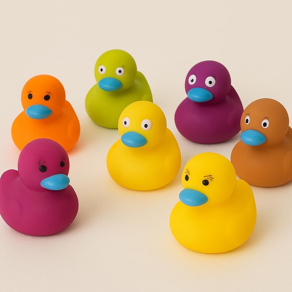 singh ji enterprises Kids Floating Rubber Duck Bath Toys Squeaky Sound Water Play Toy for Babies-picture-45