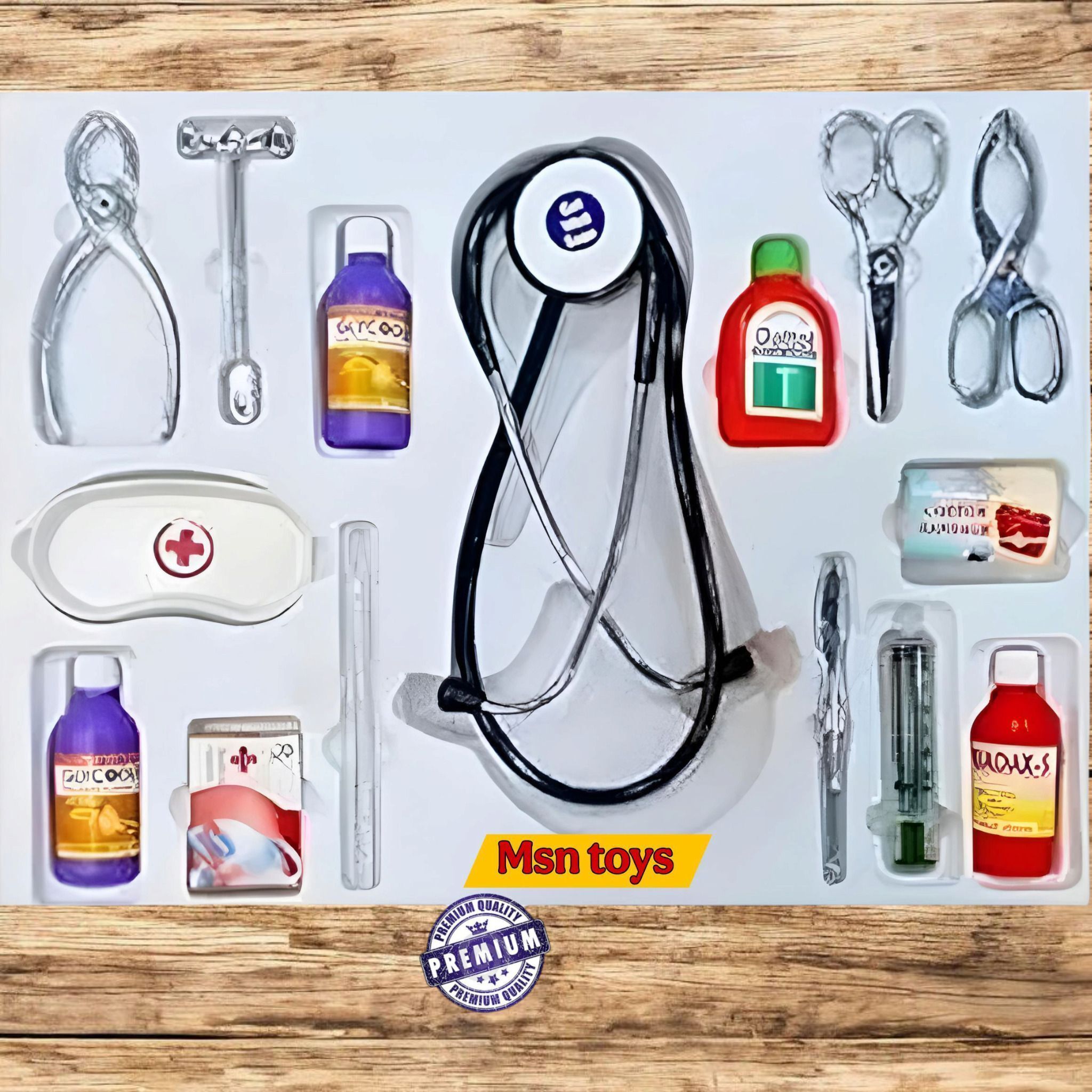D1 loving toys Doctor Kit Toys for Kids Pretend Doctor Play Set D 7-image-45
