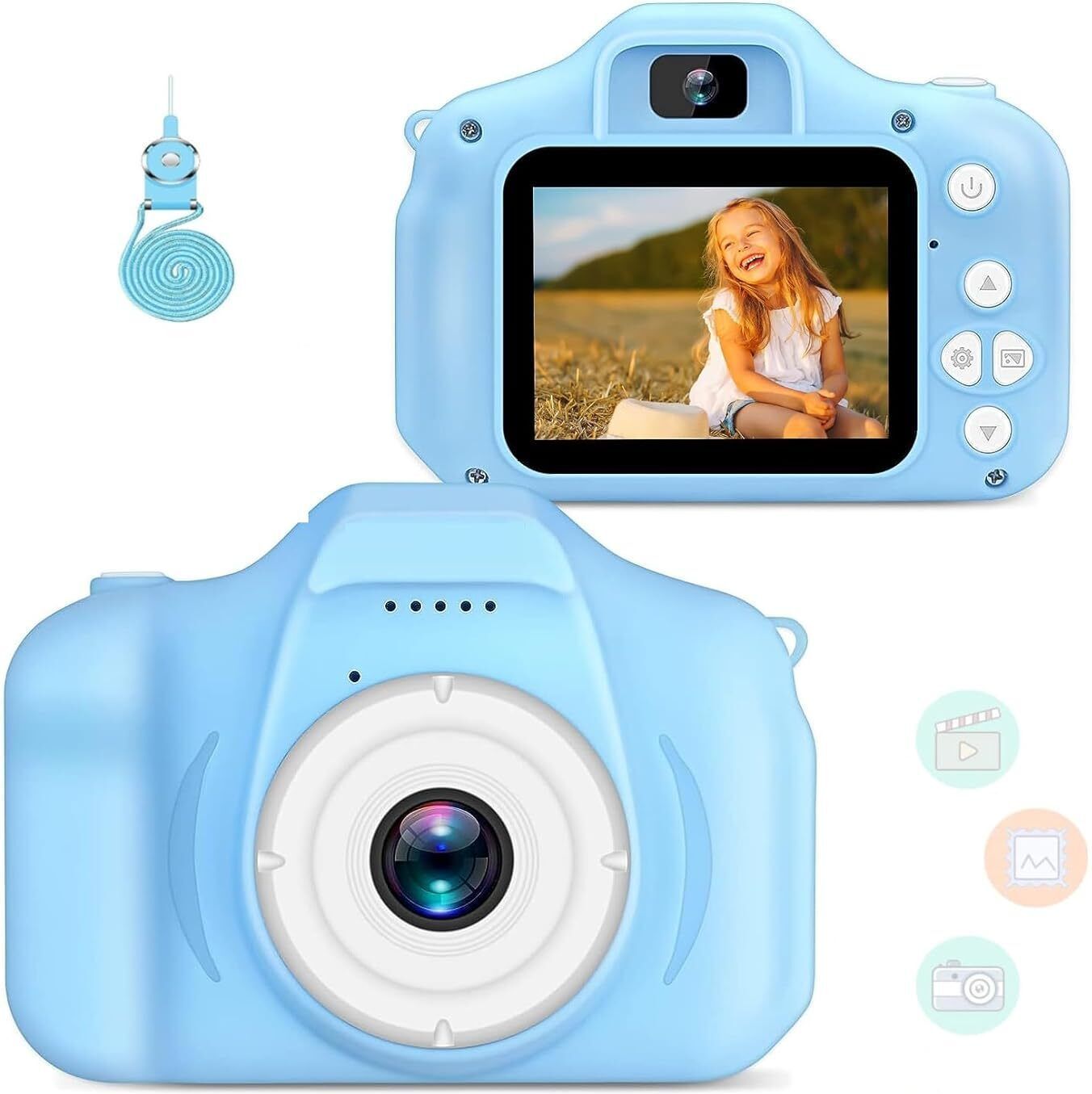 Elthmora Kids Camera 13MP 1080P HD Kids Camera for Girls & Boys 13MP 1080P HD Digital Selfie Camera Instant Camera-image-1