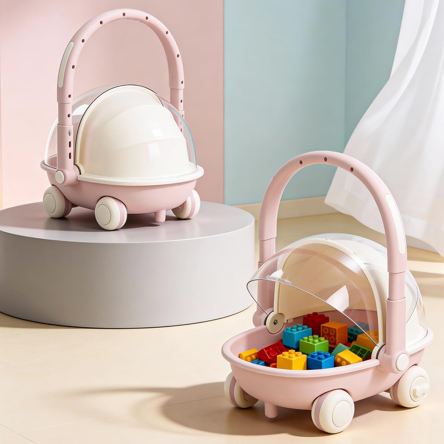 baybee Baby Shopping Cart with Push Ride on Toy Car for Kids with Light & Music-picture-15