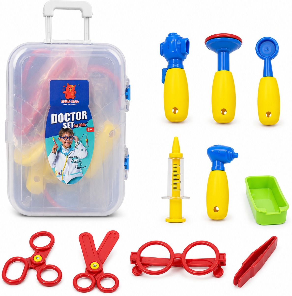 mynzo world Doctor Play Set Medical Kit Toy for Kids Role Play Learning-picture-35