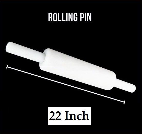 22 Inch (Belan) Polypropylene Non-Stick Fondant Roller, Dough Roller, Roti Maker Rolling Pin-image-33