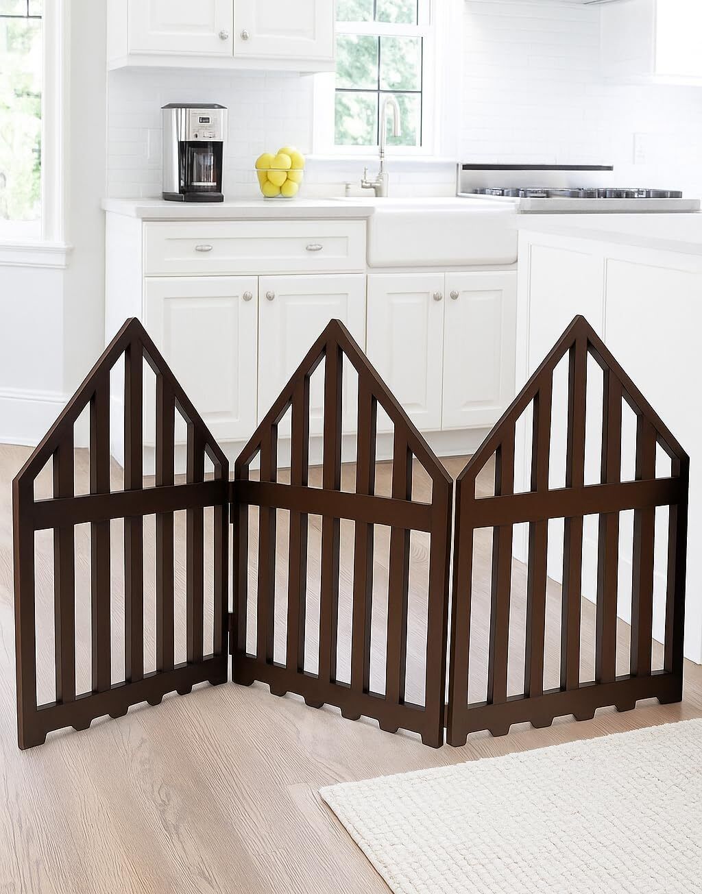 belief wood Portable Baby & Pet Gate – Kitchen, Living Room & Bedroom (3 Panel) L Gate-picture-31