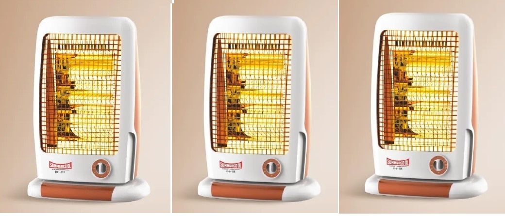 HH-115 Halogen Room Heater 1200 Watts Pack of 3, White Halogen Room Heater-image-45