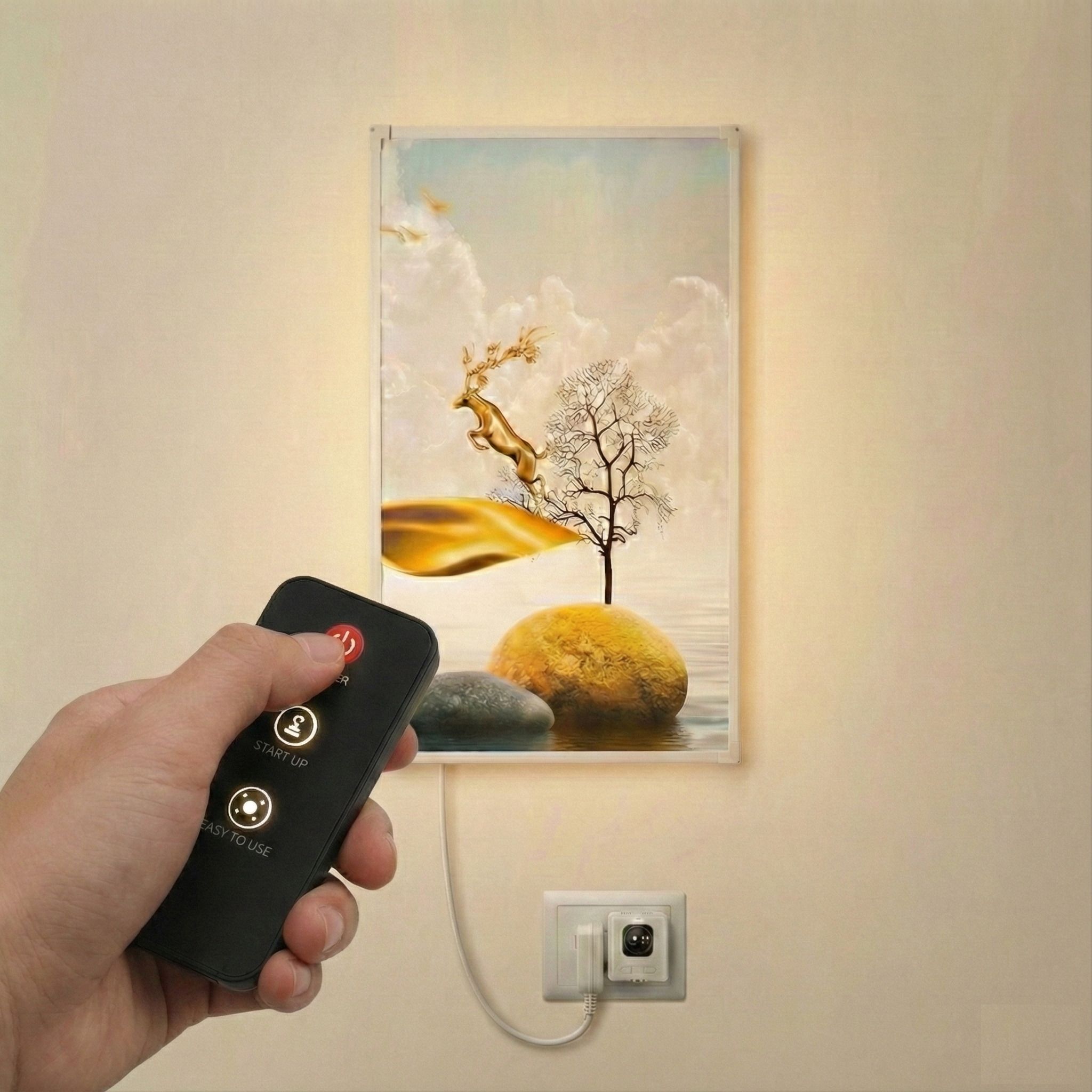 Best Room Heater for Home (500W) Energy Saving Electric Fan & Oil Filled Heaters Infrared Room Heater-image-17