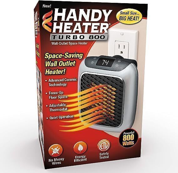 Handy Heater Turbo, Personal Electric Ceramic Space Heater Fan Room Heater-image-39