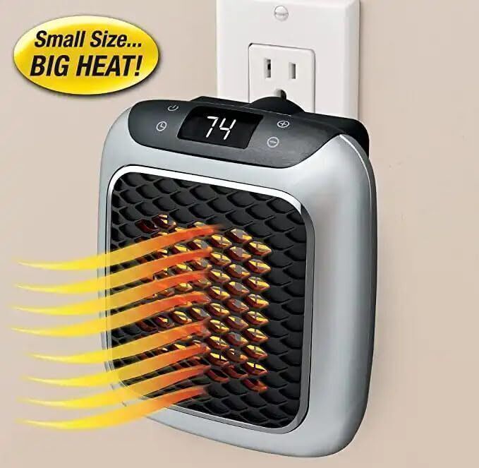 Handy Heater Turbo, Personal Electric Ceramic Space Heater, 800 Watts Fan Room Heater-image-43