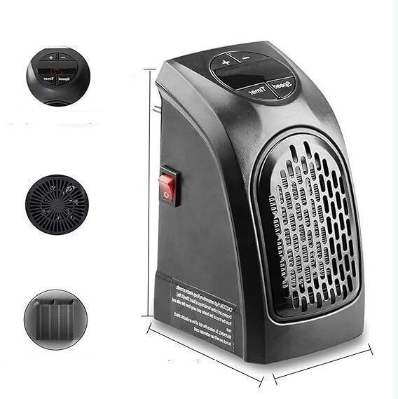 Air Warmer Time With Digital Display for Office | Bedroom | Home Fan Room Heater Fan Room Heater-image-43