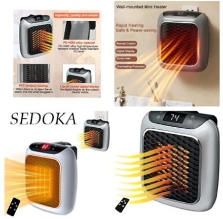 sedoka Handy Heater with Overheat Protection and Adjustable Thermostat and Timer 809 Fan Room Heater-picture-6