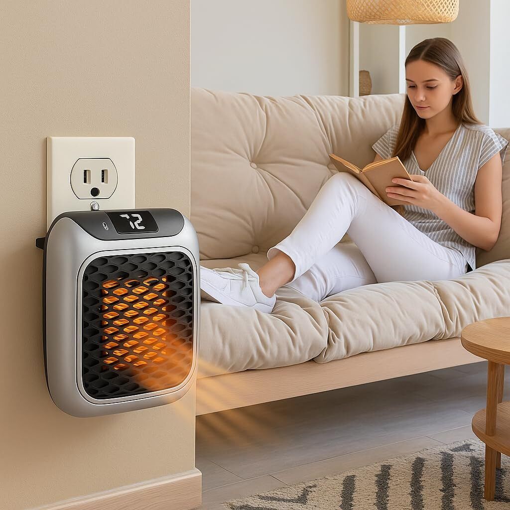 sedoka Handy Heater with Overheat Protection and Adjustable Thermostat and Timer 835 Fan Room Heater-picture-1