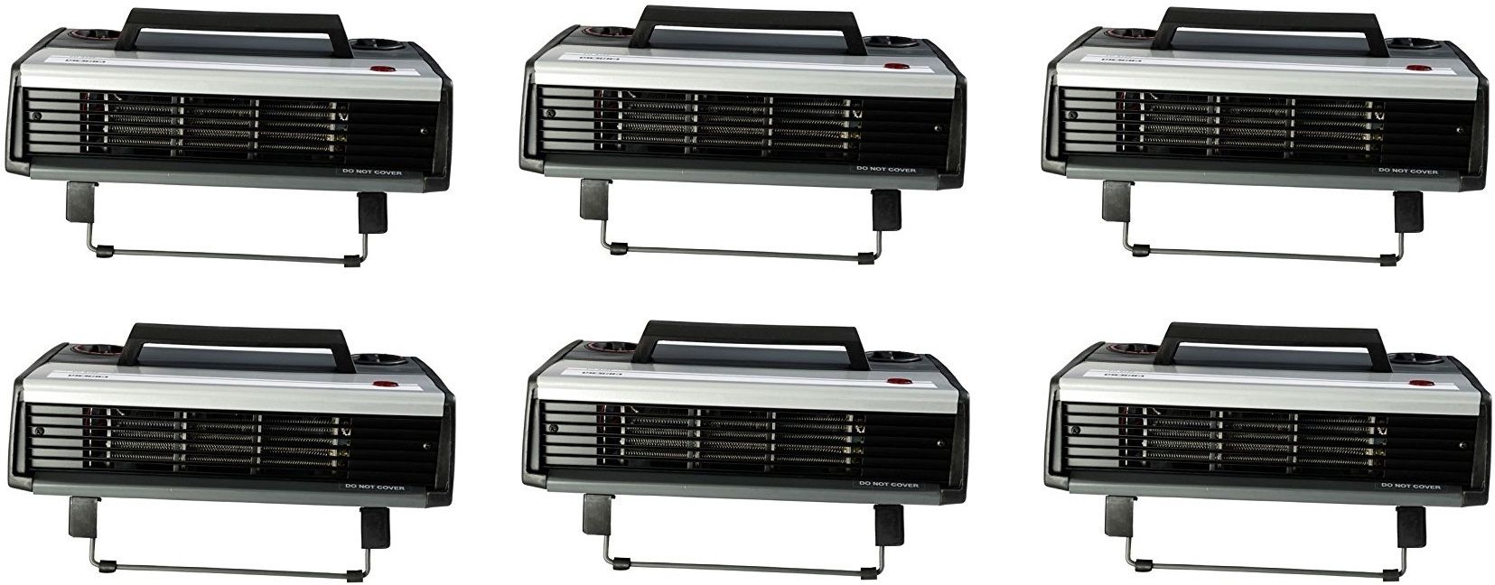 Heat Convector 812 T 2000-Watt, Pack of 6,Black Fan Room Heater-image-20