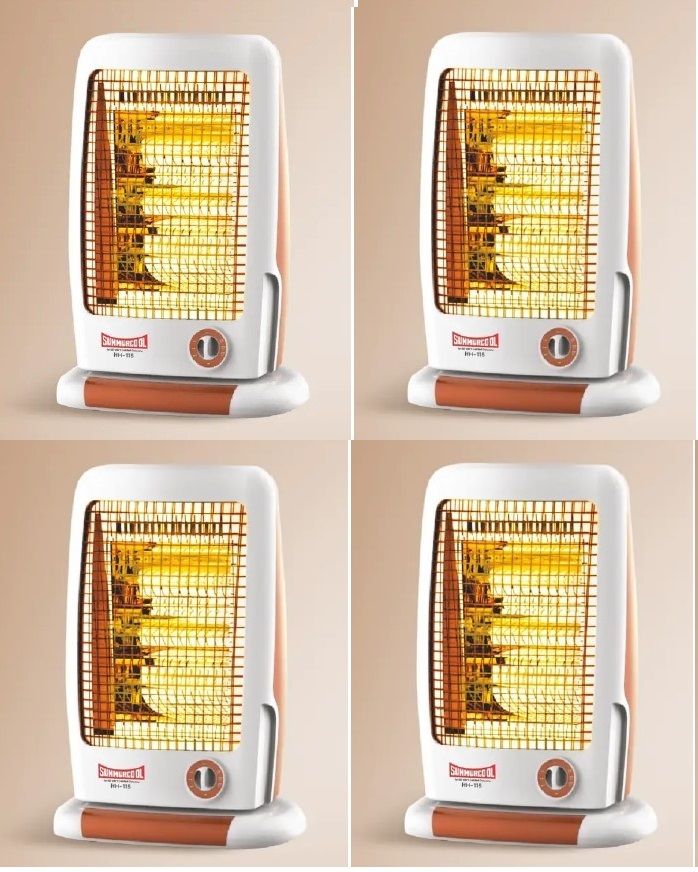HH-115 Halogen Room Heater 1200 Watts Pack of 4, White Halogen Room Heater-image-44