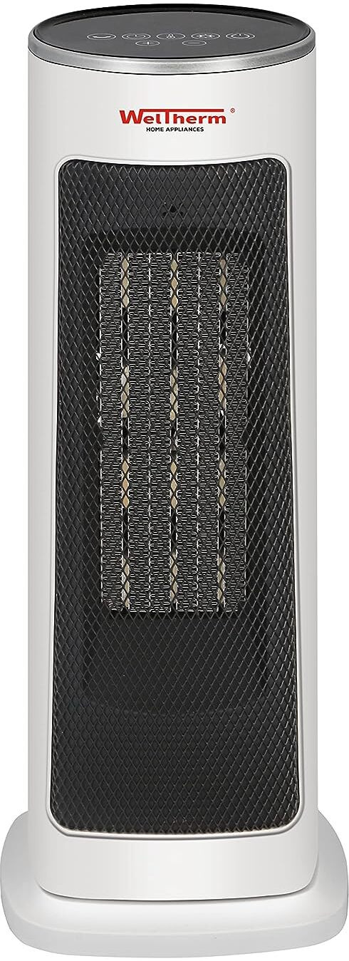weltherm Tower Heater HPC-FUME 1300W/2000W room heater Touch Control Digital Display with remote Fan Room Heater image 1