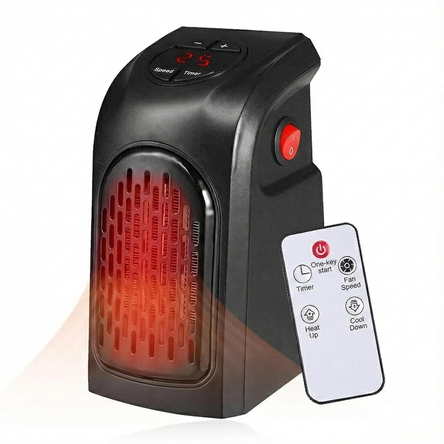 sedoka Handy Heater with Overheat Protection and Adjustable Thermostat and Timer 453 Fan Room Heater-picture-33