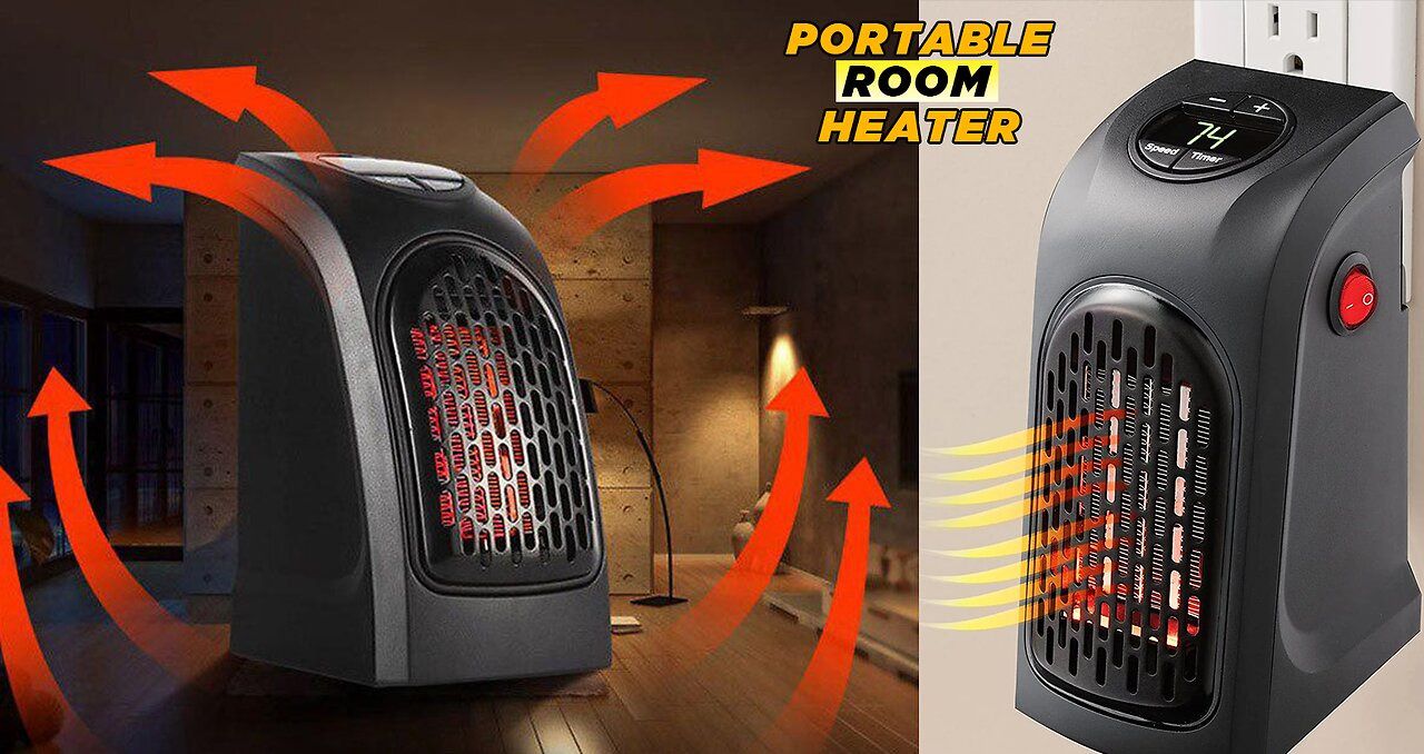 sedoka Handy Heater with Overheat Protection and Adjustable Thermostat and Timer 408 Fan Room Heater-picture-30