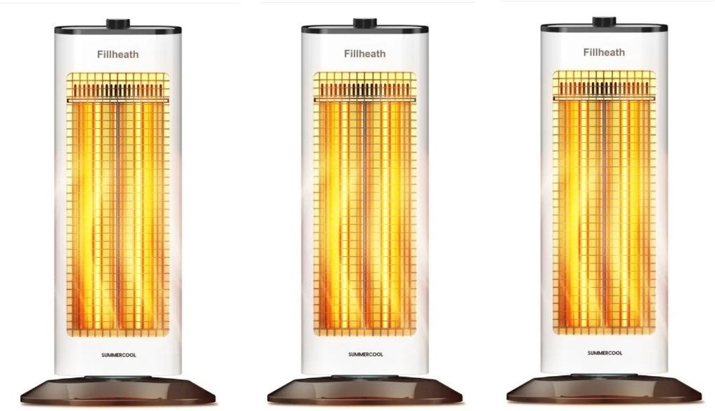 summercool Heat Piller Pack of 3, Quartz Room Heater-picture-12