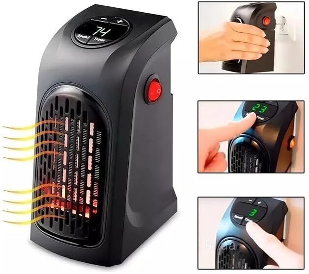 Adjustable Timer Portable Plug-In Digital Electric Heater Fan Room Heater-image-15