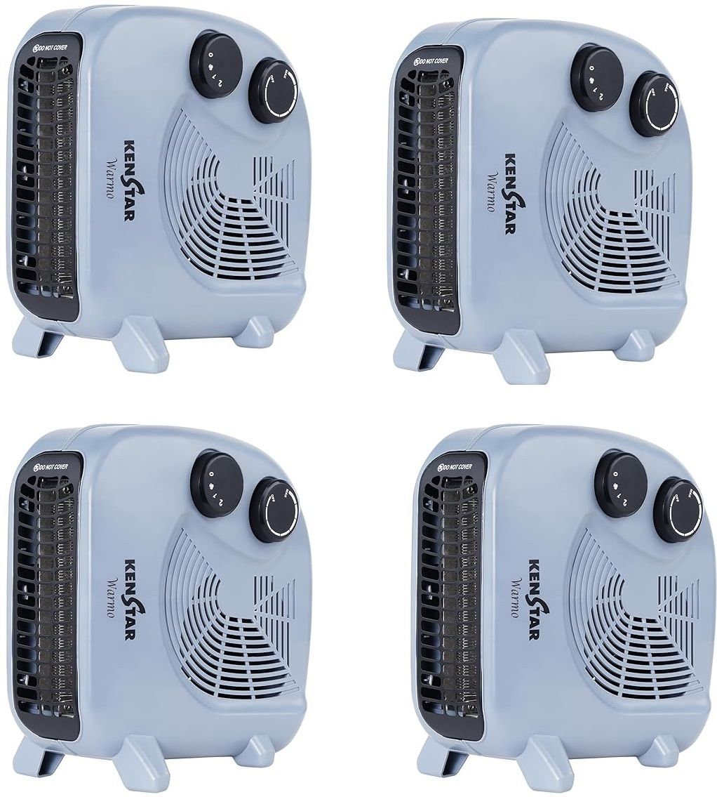 Warmo Powerful ,Adjustable Heat Control, Pack of 4 Fan Room Heater-image-29