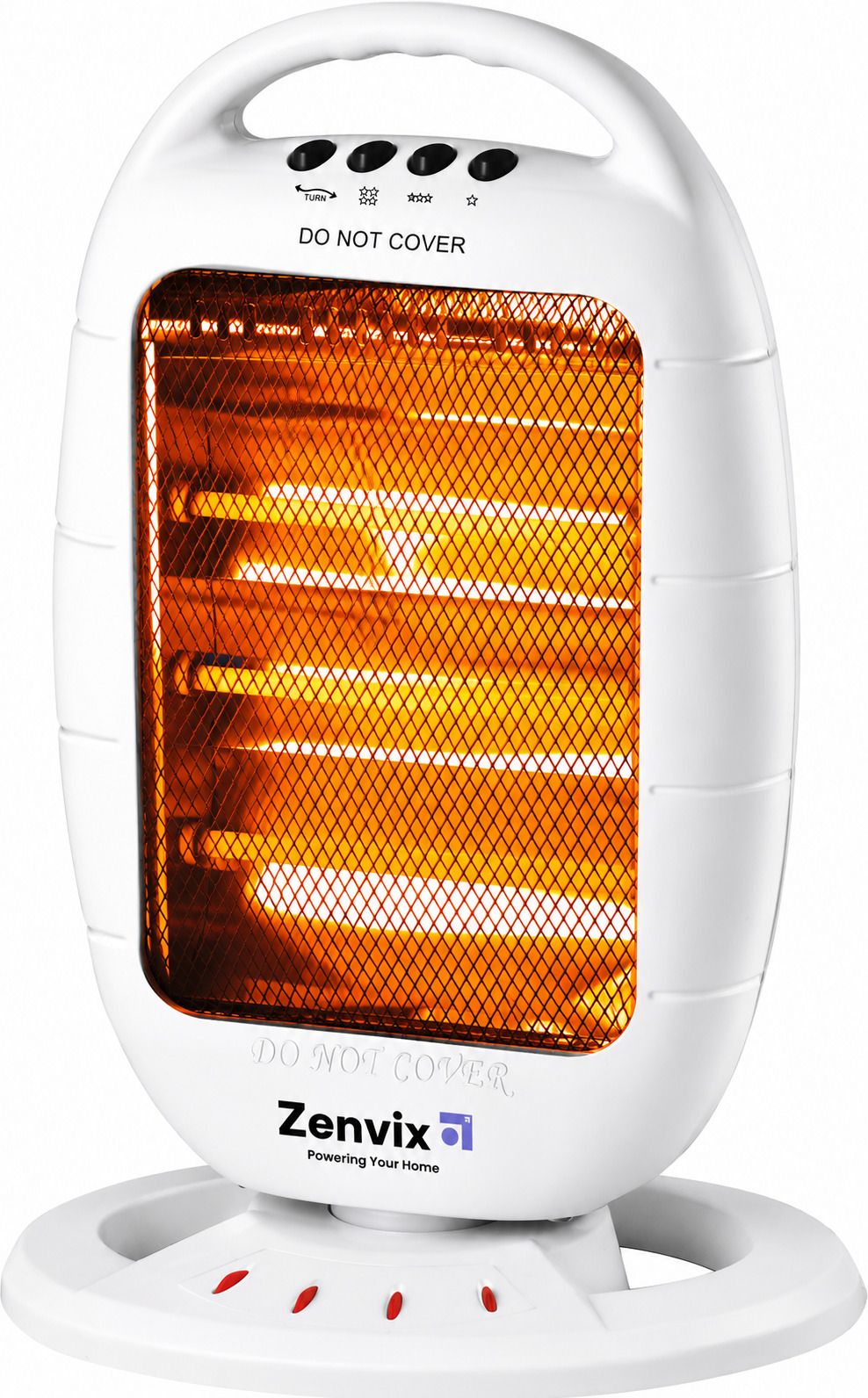 zenvix Heat X3 | 1200-Watt Room Heater | Wide-Angle Oscillation | Halogen Room Heater-picture-26