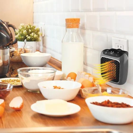 sedoka Handy Heater with Overheat Protection and Adjustable Thermostat and Timer 803 Fan Room Heater-picture-9