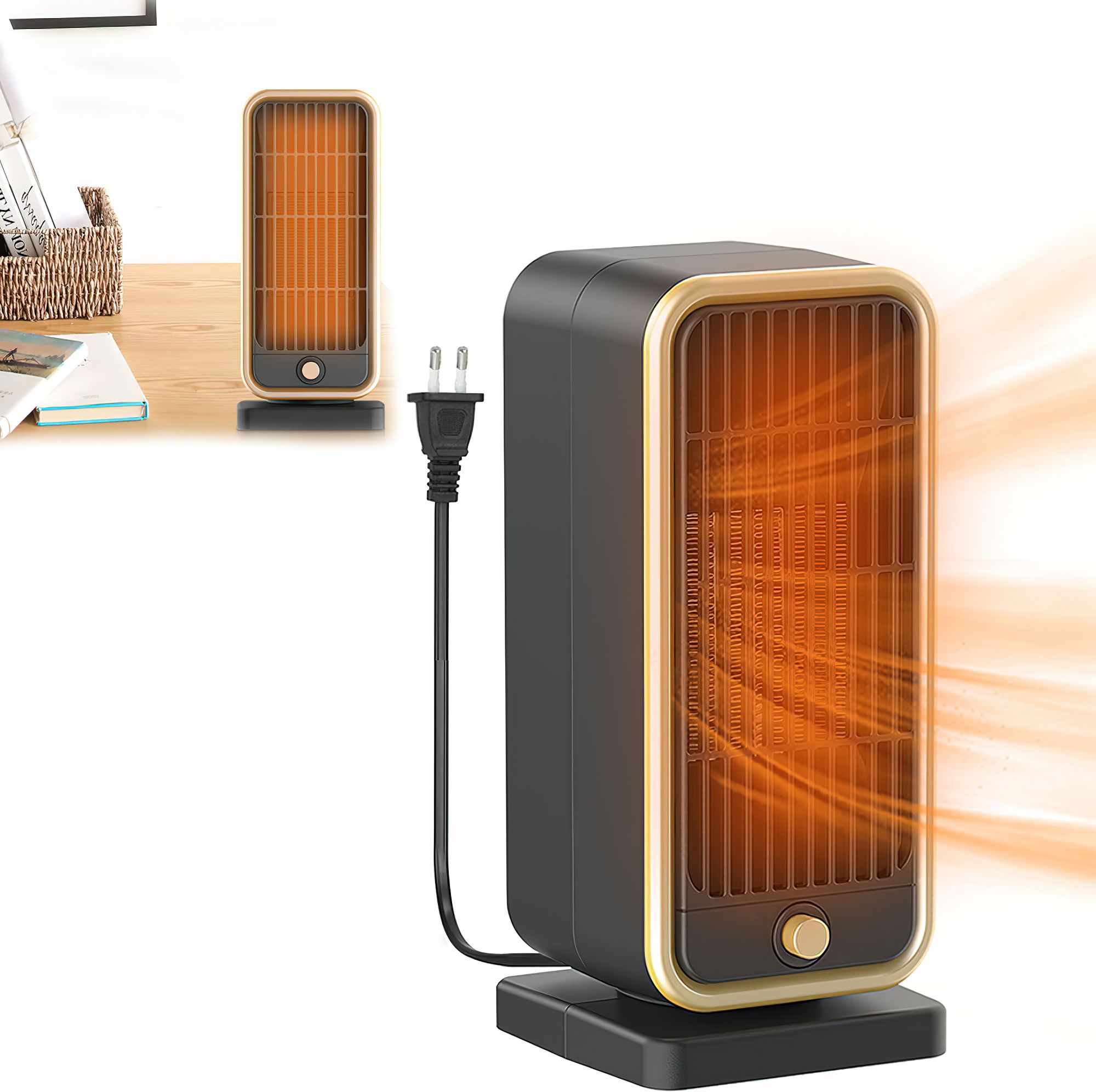 kidoca Mini Electric Room Fan Heater Warmer For Winter PTC Hot Air Blower For Bedroom Fan Room Heater-picture-42