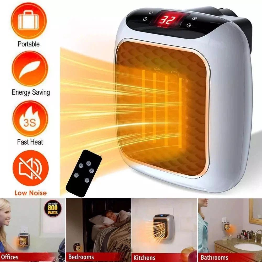 sedoka Handy Heater with Overheat Protection and Adjustable Thermostat and Timer 822 Fan Room Heater-picture-21