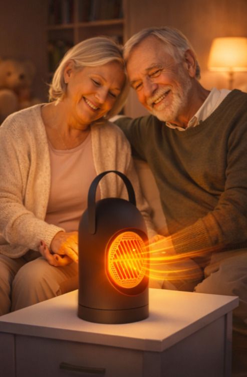 bright 400W ROOM HEATER WITH FAN|PORTABLE|RAPID|SAFETY SWITCH|SPACE SAVING Radiant Room Heater-picture-2