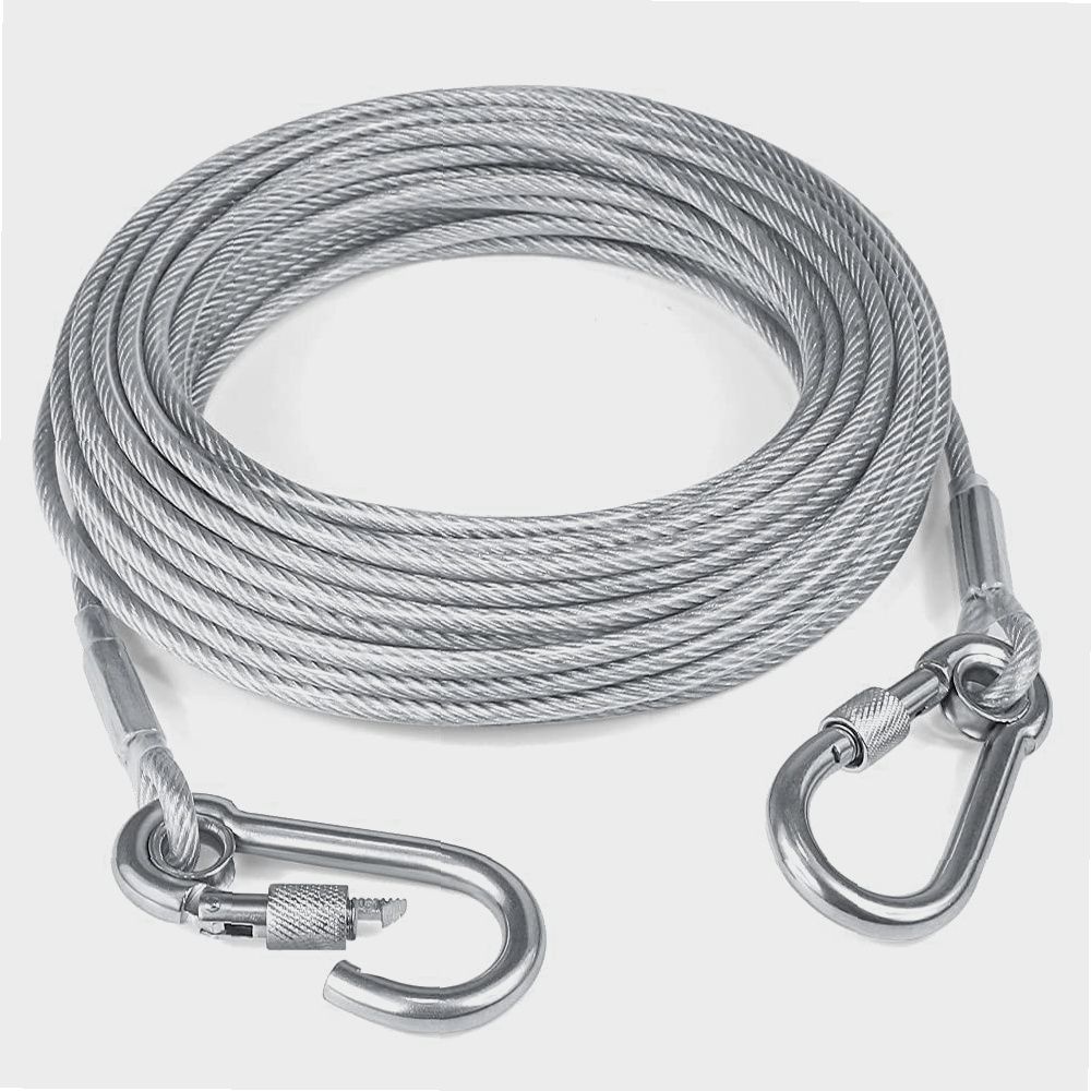 vrtrend Stainless Steel Clothes Drying Rope with Locking Hooks Practical Silver-picture-28
