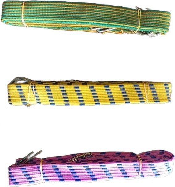 srr S R R Multipurpose Ultra Strong Flexible Bungee Rope/Bike Luggage Rope Pack of 3 Multicolor-picture-3