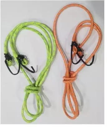 bala ji cosmetic High Strength Elastic Tying Rope with Hooks, Shock Cord Cables Multicolor image 1