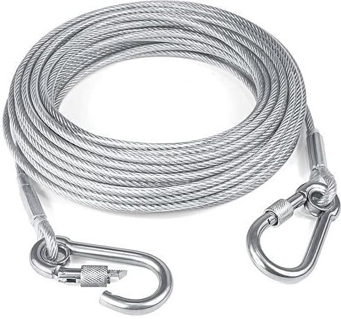 Heavy Duty Stainless Steel Clothesline Rope 5M Silver-image-29