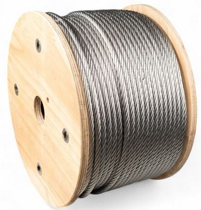 tac Gi Wire Rope 3mm x 100Mtr for Lifting Silver-picture-20