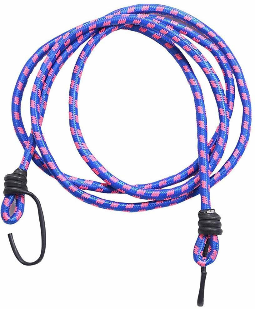 rintl 1 mtr High Strength Stretchable Elastic Rope/Bungee Cord for Behind Bikes 1 Pcs Multicolor image 1