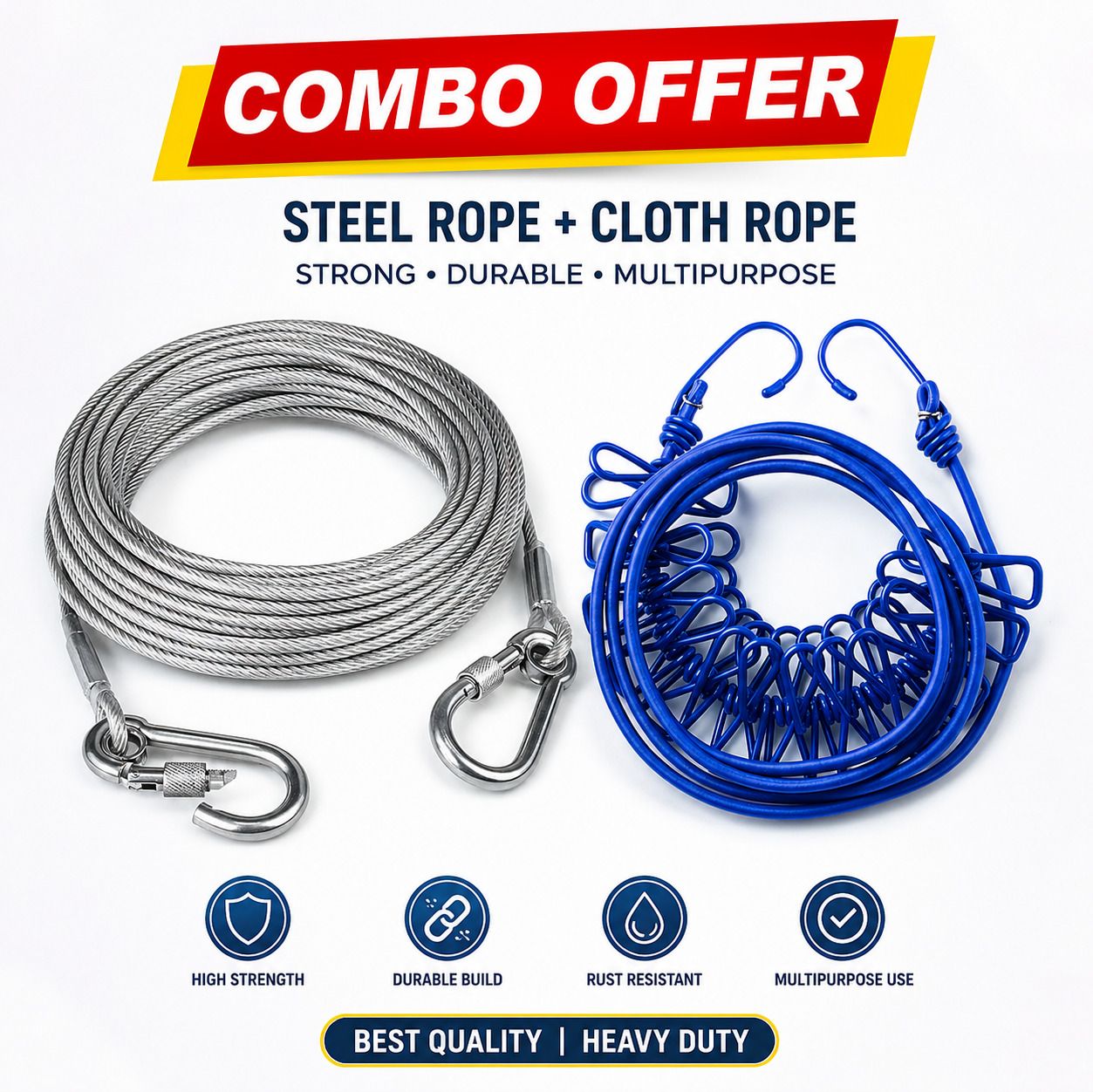 vrtrend Outdoor Cable Combo SILVER AND BLUE-picture-46