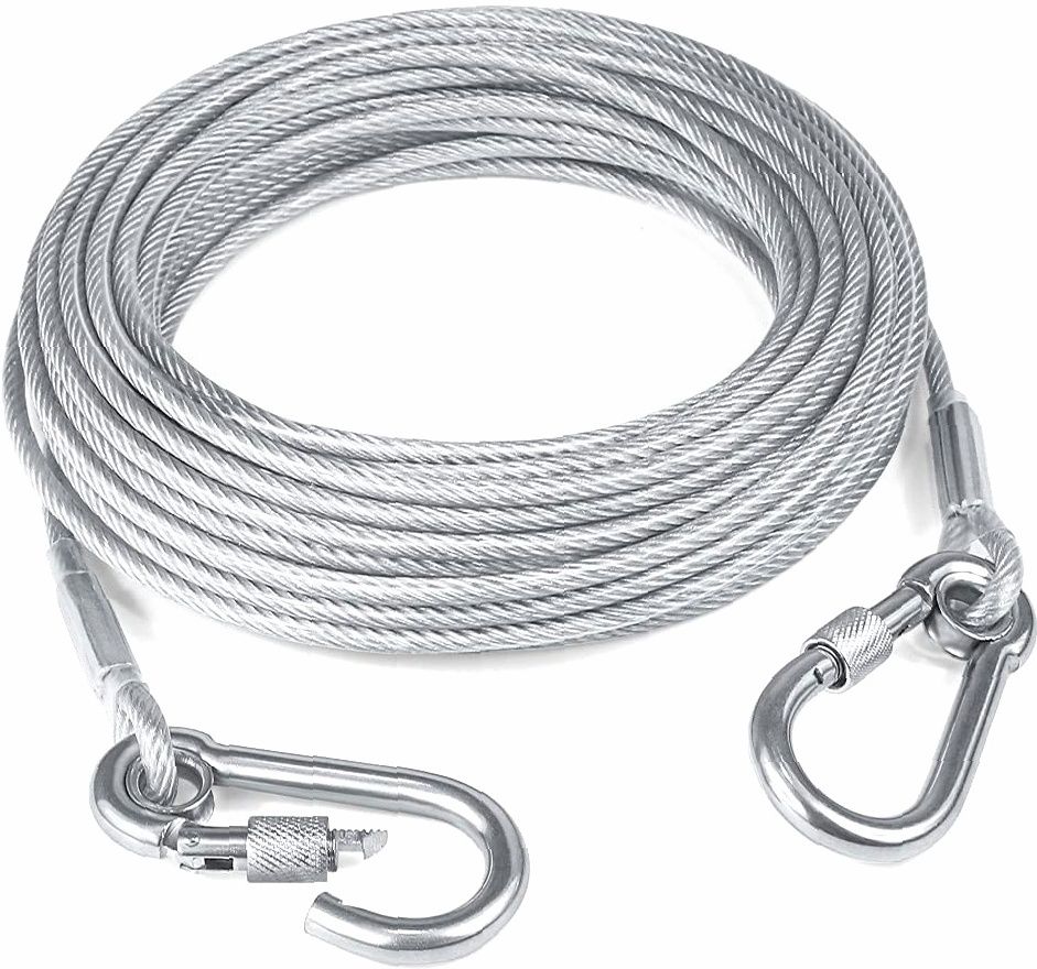 vrtrend Stainless Steel Clothes Drying Rope with Locking Hooks Space Efficient Silver-picture-14