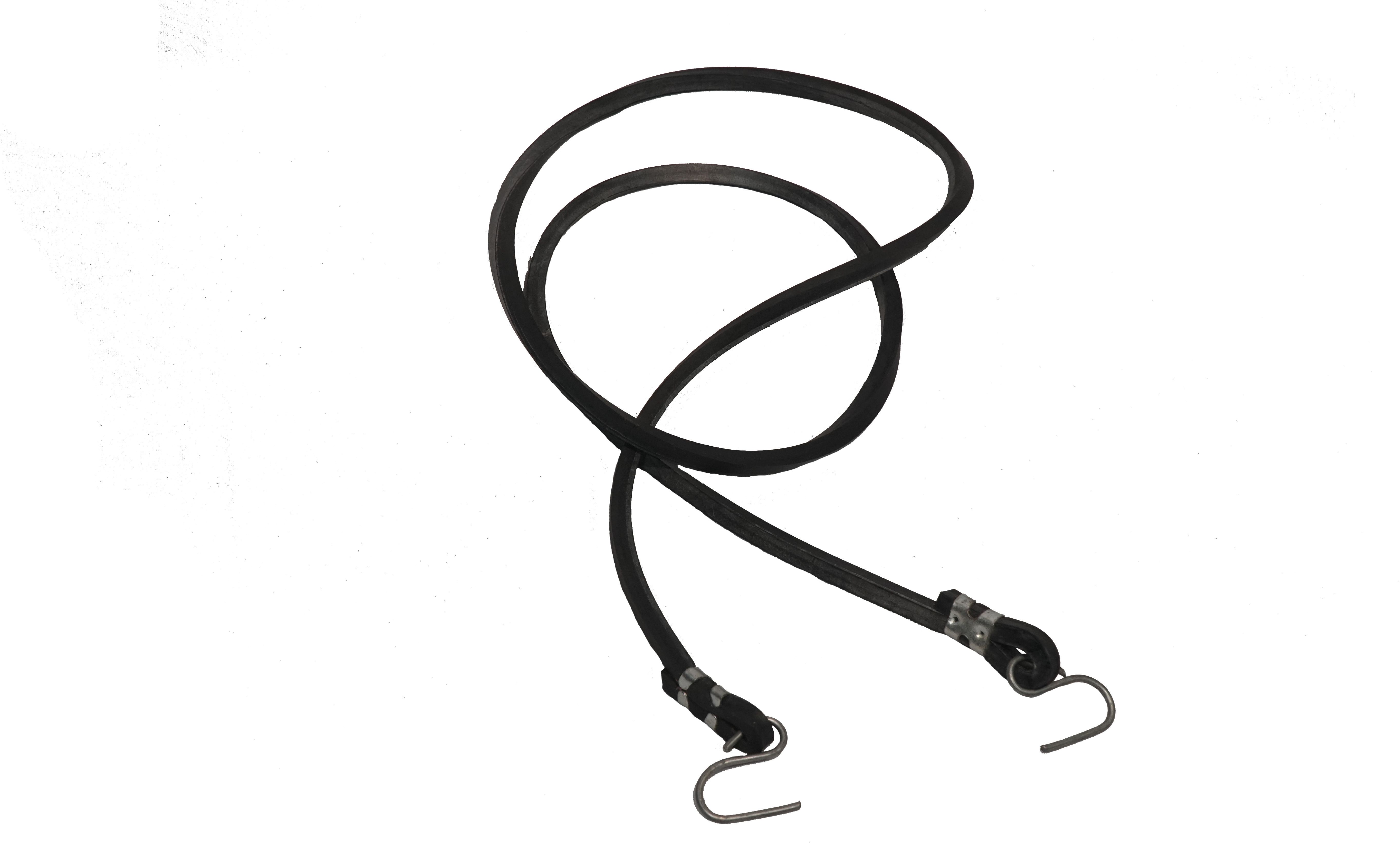 Black Rubber Elastic Rope Multicolor-image-19