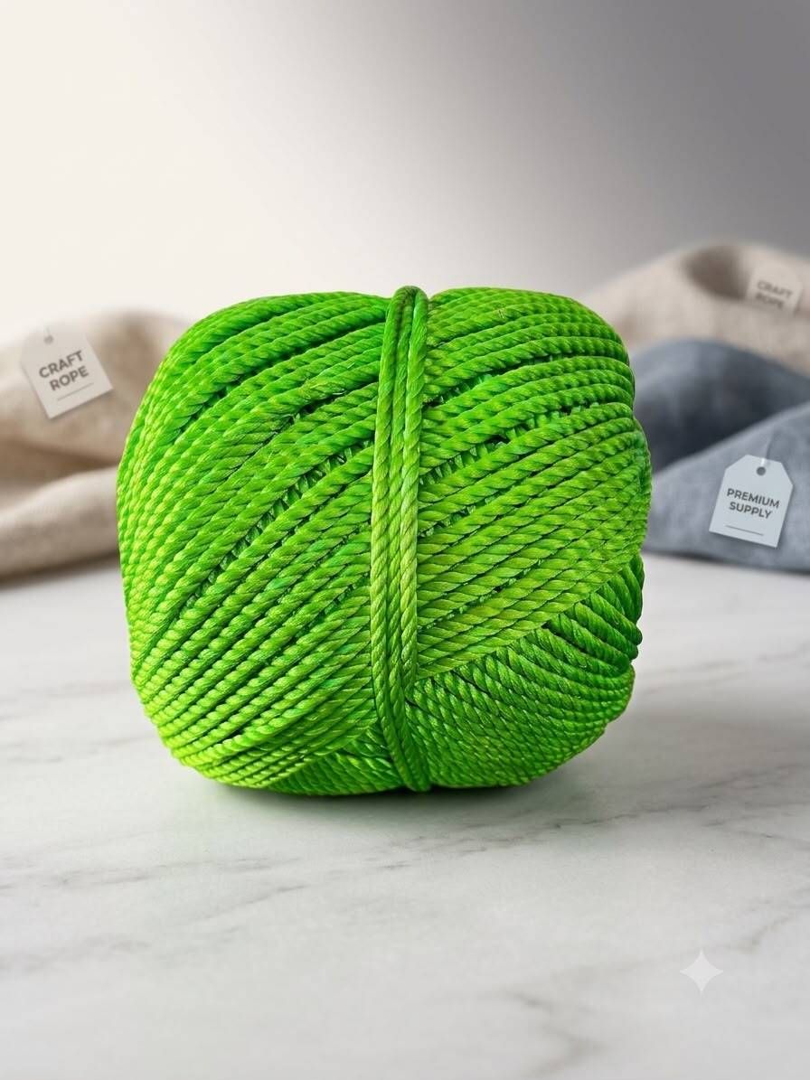 ropecrafts Neon Resham Rope Green-picture-26