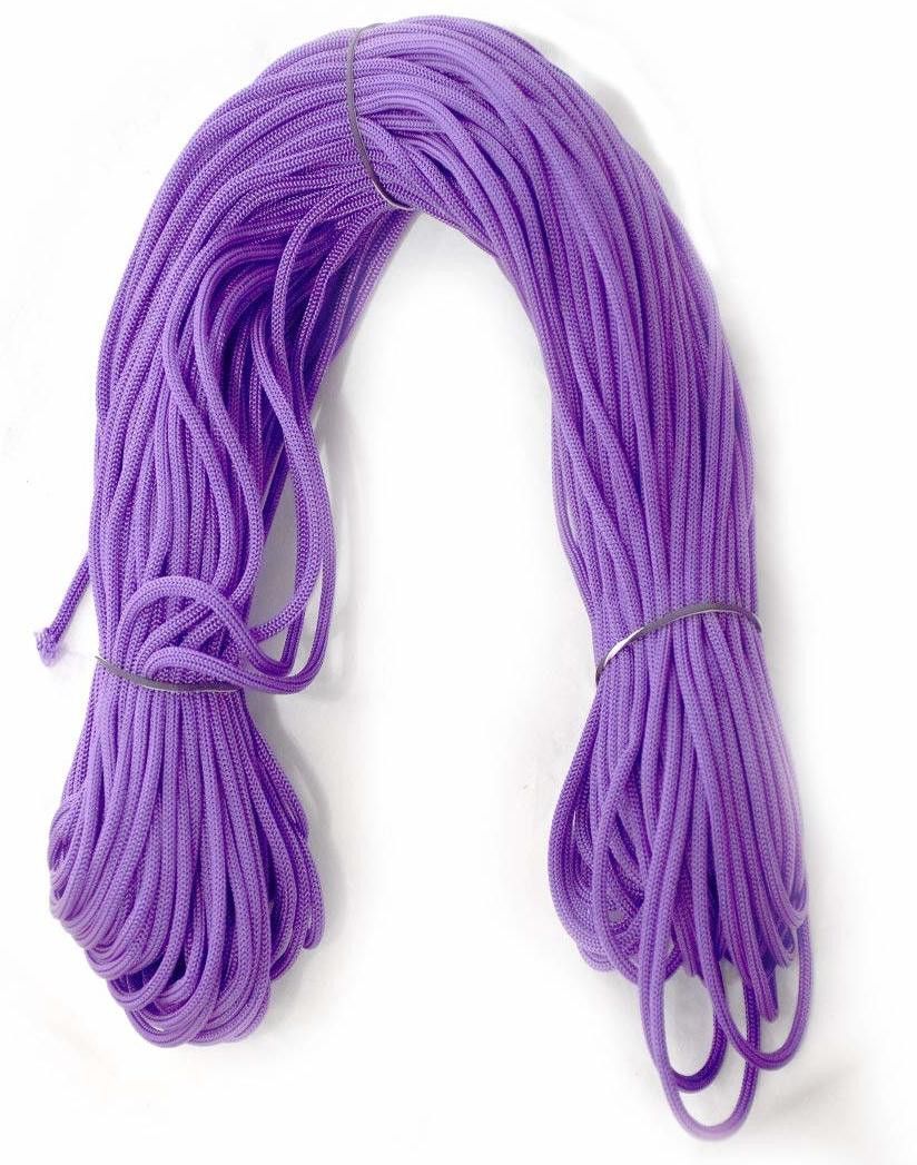 muskan collection Nylon Knot Macrame Beading Braided Thread Cord Rope Purple-picture-23