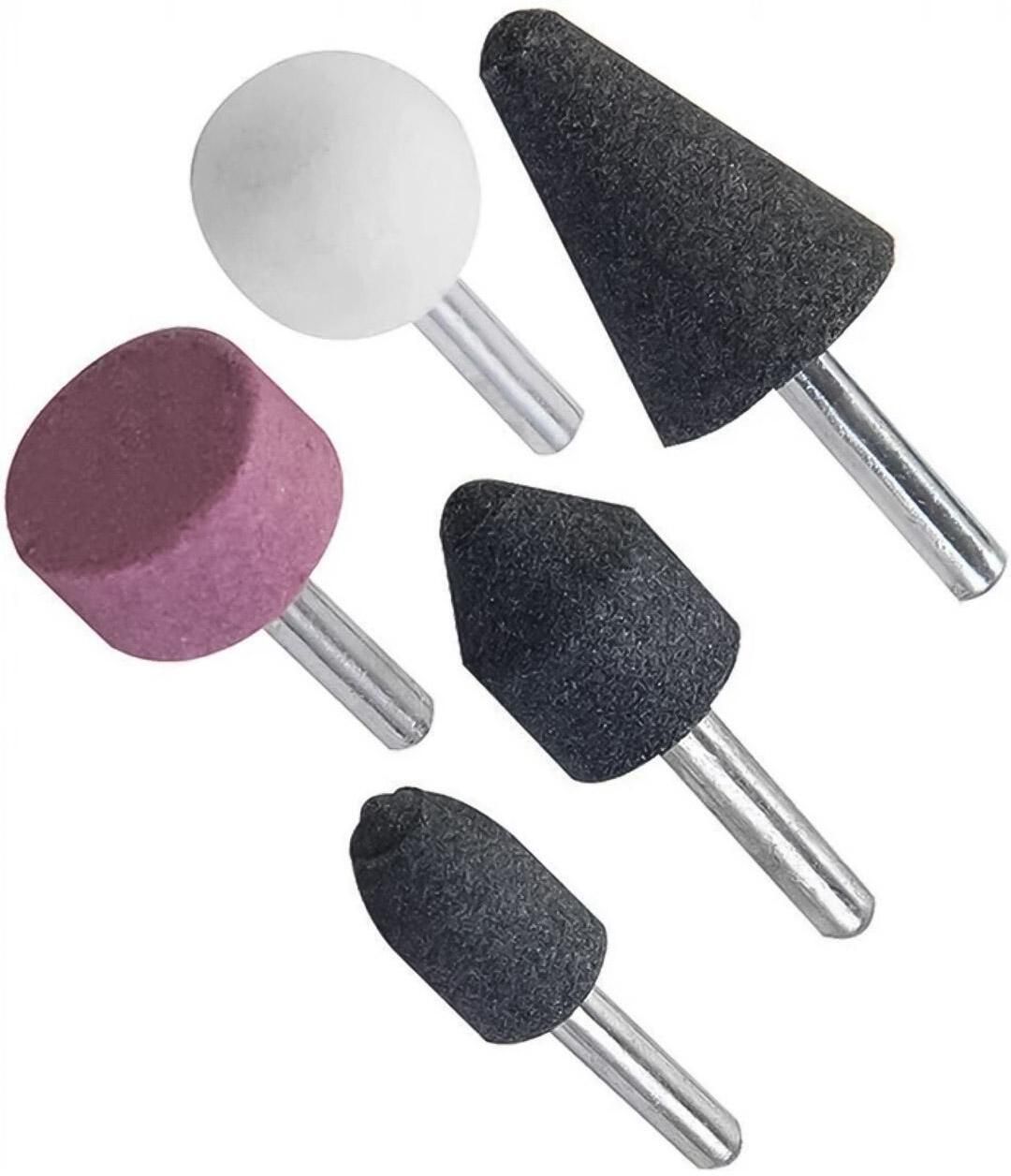 5-Piece 6mm Mounted Stone Set for Rotary Tools 'Grinding,Polishing,and Finishing Mounted Stones-5Pc Rotary Tool-image-18