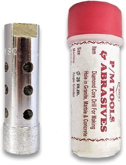 Diamond Core Drill Bit for Concrete & Granite PMT 26 -MM Rotary Bit Set-image-18