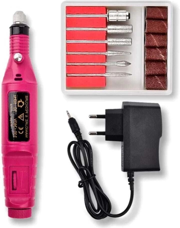 eis 1 Set Professional Electric Nail Drill Machine Manicure Machine Pedicure Drill Set Ceramic Nail File Nail Drill Equipment Tools Rotary Tool-picture-21
