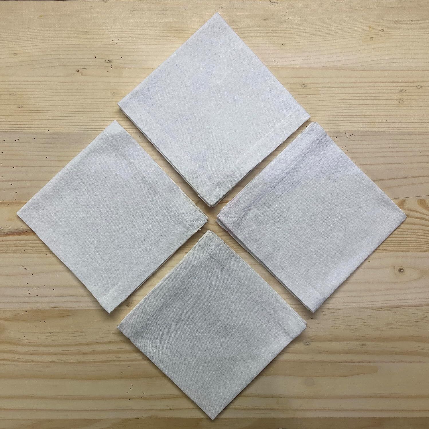 sricasa Cotton Double Layer Chapati Cloth Reusable Food Storage Wrap for Paratha 15*15in Solid Roti Square Flap Cover-picture-25