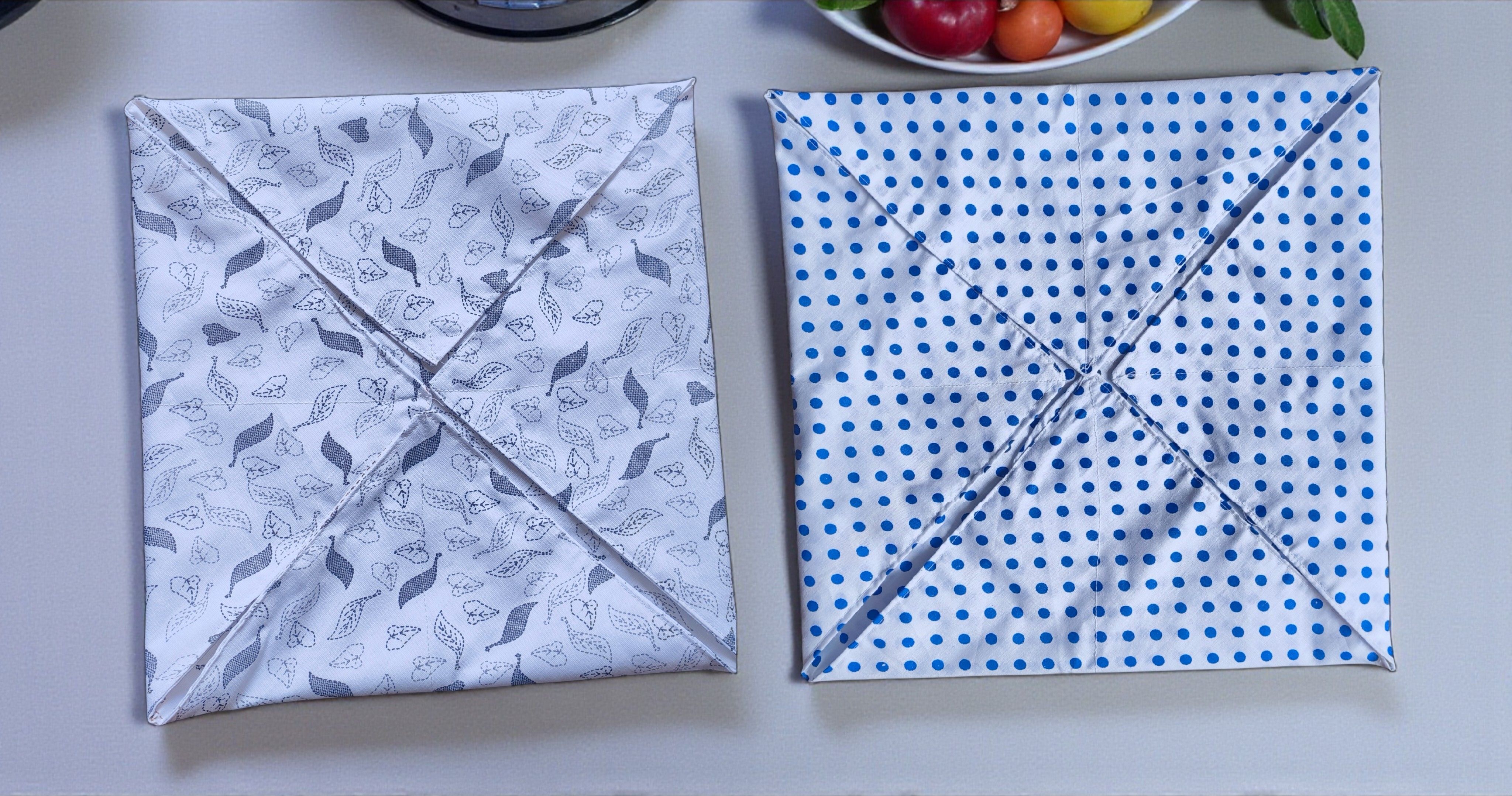 Self Design Roti Square Flap Cover