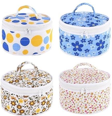 Kanhaji Chapati Cover for Casserole | Printed Printed, Self Design Roti Round Flap Cover-picture-15
