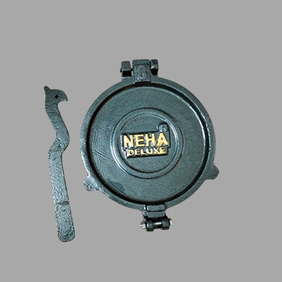 neha 8.5 Inch Dump Press Roti Maker with Heavy Stainless Steel Plate Roti and Khakra Maker-picture-16