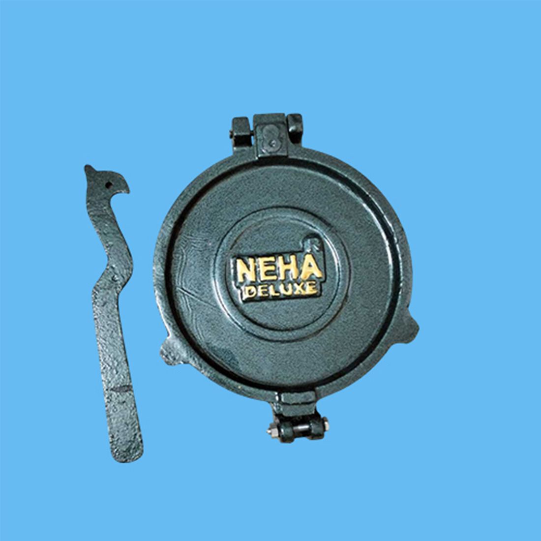 neha Kitchen Roti Maker 8.5 Inch | Heavy SS Plate Dump Press Machine Roti and Khakra Maker-picture-43
