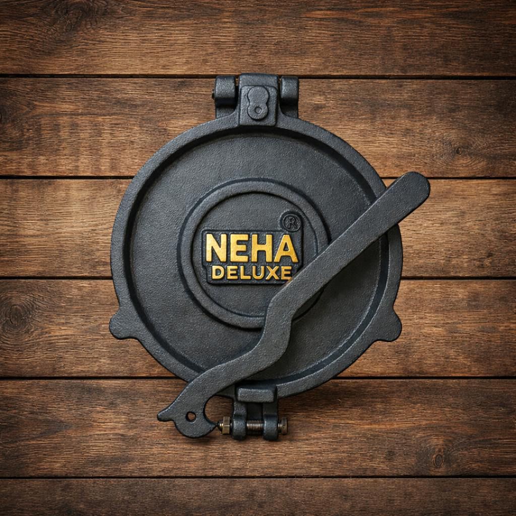 New Improved Manual Roti / Poori / Chapati Maker with Iron Cast Body (MRM08-08) Roti and Khakra Maker-image-37